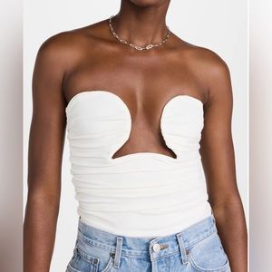 Pixie Market Dominique Wire Bustier Top